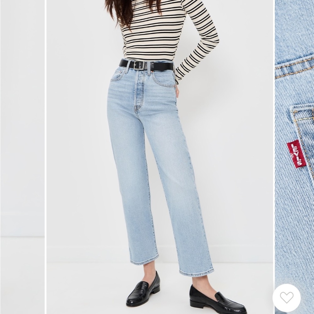 Levi’s Ribcage Straight Ankle Jeans